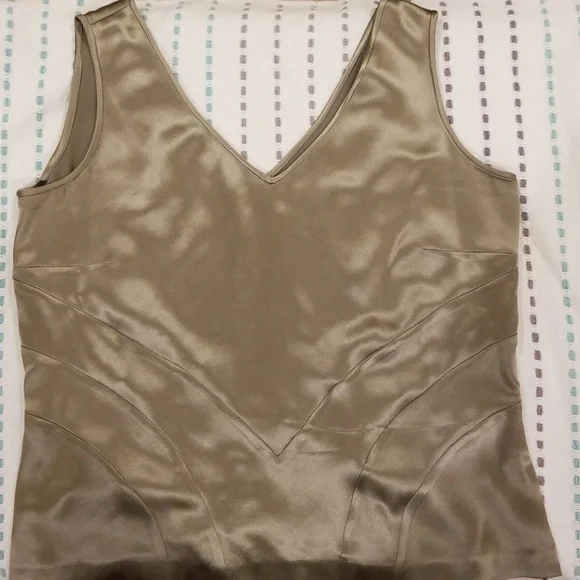 Jones New York Silk Tank Crop Top - Picture 6 of 6